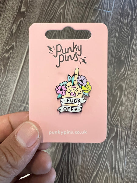 Fuck off by Punky Pins