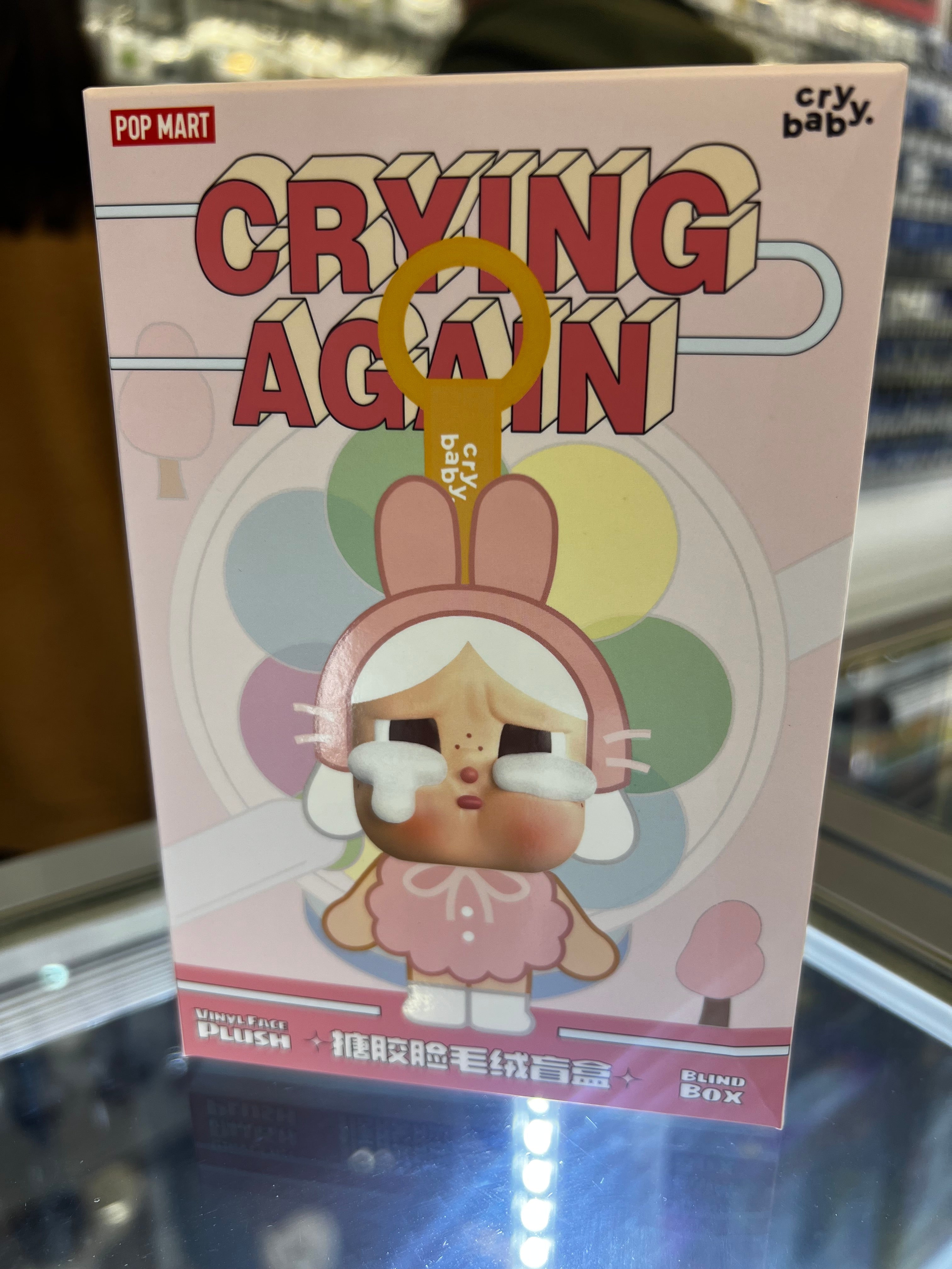 その他 CRYBABY Again POPMART CRYBABY Crying Again Series Vinyl Face Plush Pendant