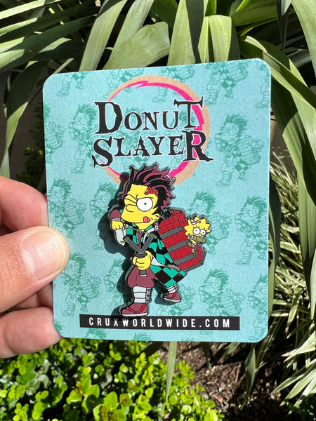 Donut Slayer pin