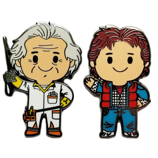 Marty & The Doc Pin Set